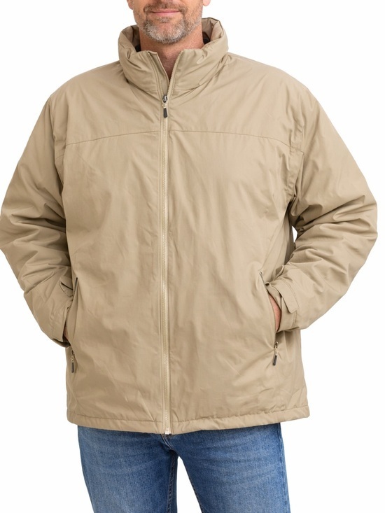 Lands' End Other - Lands End AquaCheck Insulated Jacket Tan Waterproof Coat XXL 50-52 NWOT